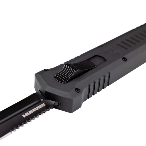 TEKTO A4 Humvee Knife Locking Mechanism with Black Blade